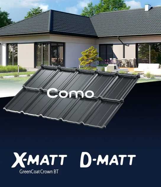 Blacha Como budmat d-matt / x-matt /dostawa w 24 godz / 40 lat gw !
