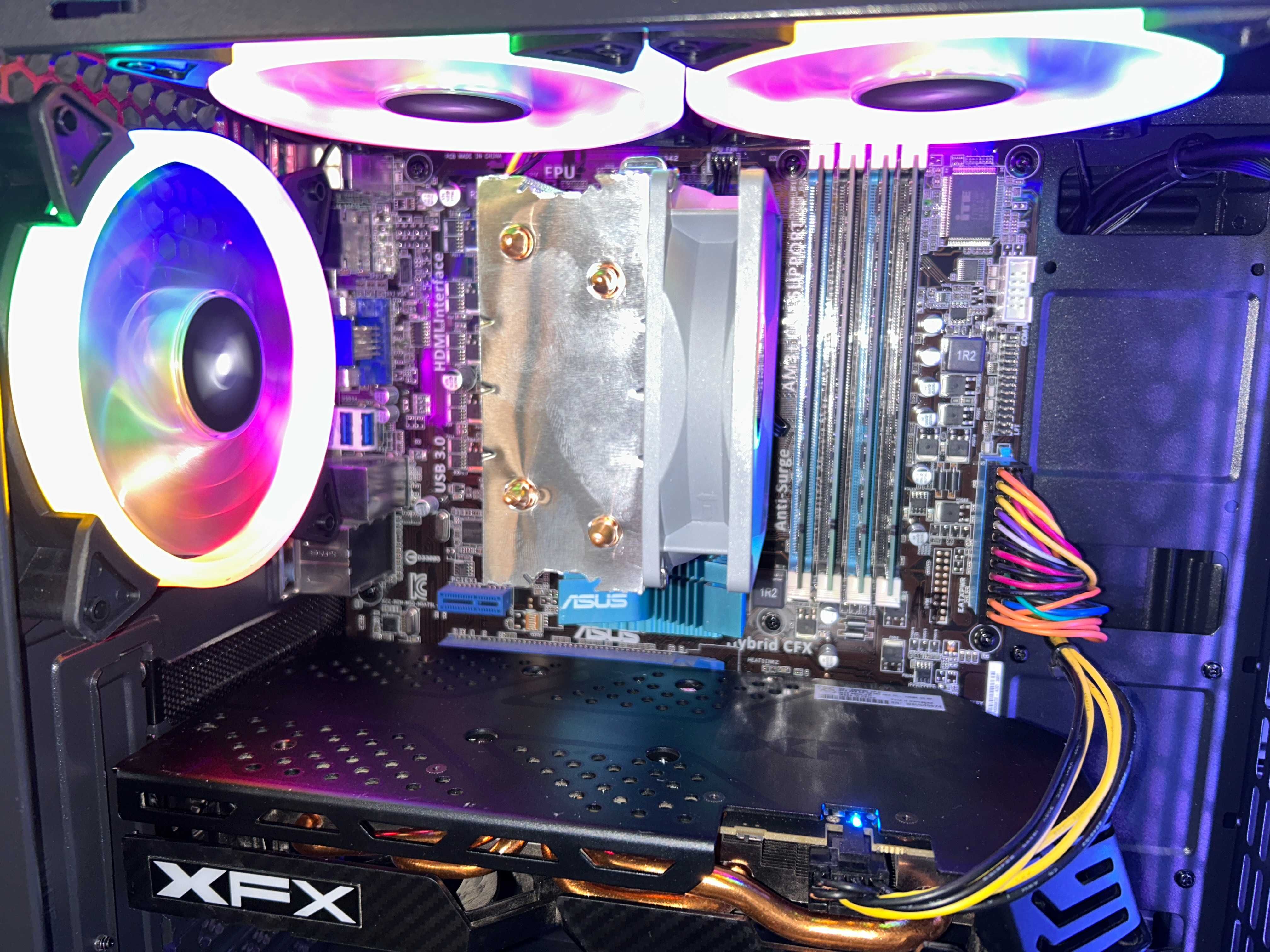 Бесплатная доставка! Игровой ПК 8 ядер FX 8320/16GB DDR3/RX 580 8GB