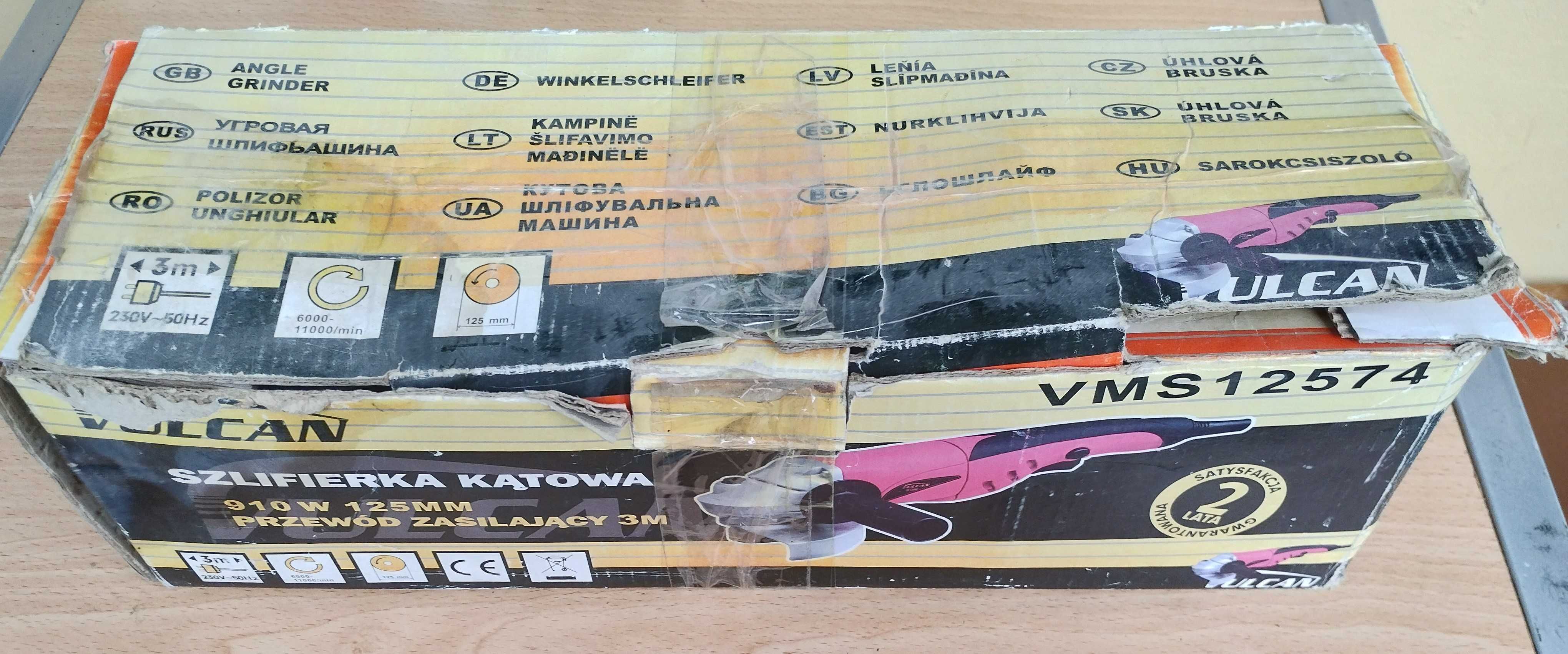 Vulcan Szlifierka Kątowa 910W