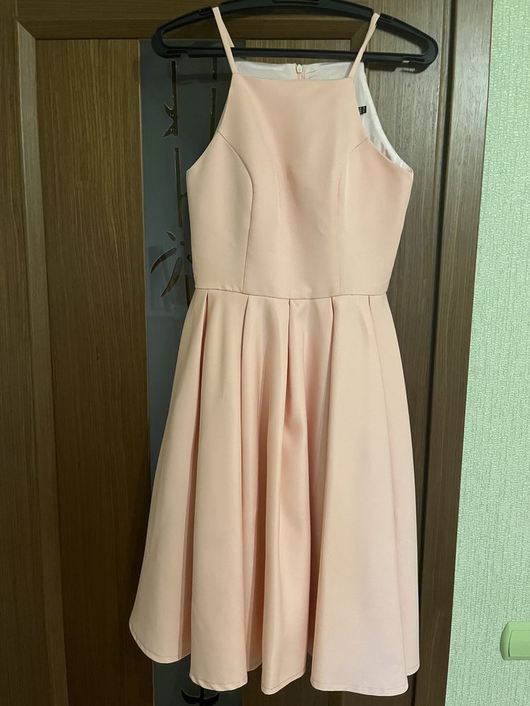Платье женское розовое