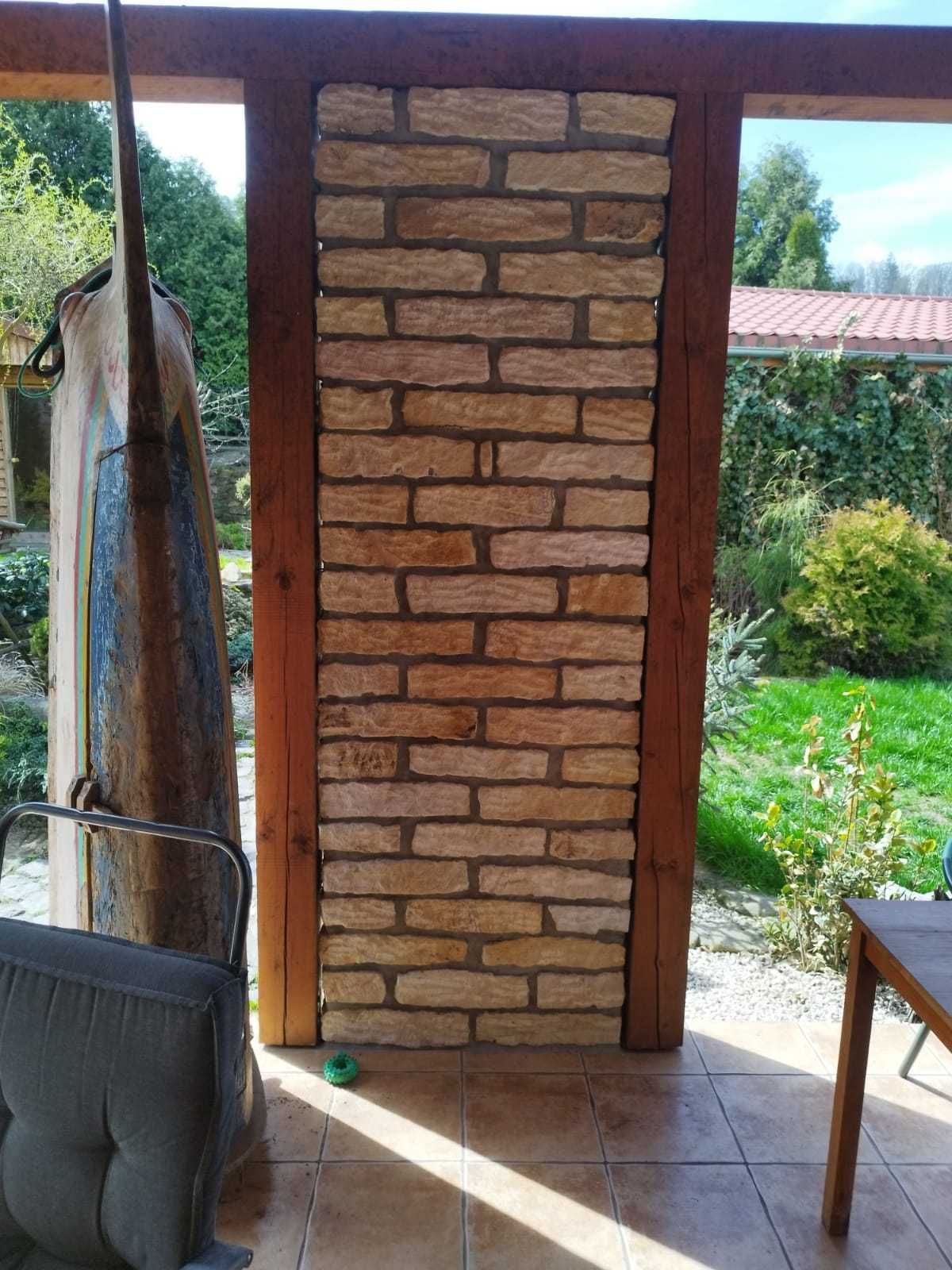 Kamień piaskowiec łupany kostka 10x20x40