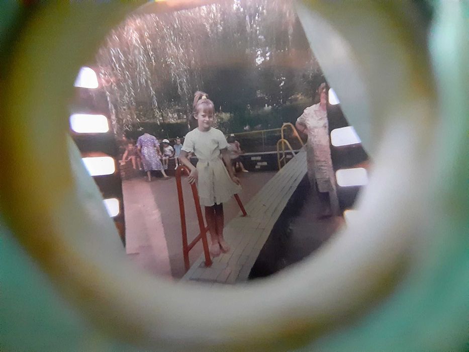 Диаскоп со слайдом винтаж СССР купол ротонда сувенир ностальгия из 80х