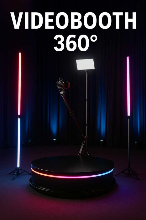 aluga-se videobooth 360º – torna o teu evento inesquecível!