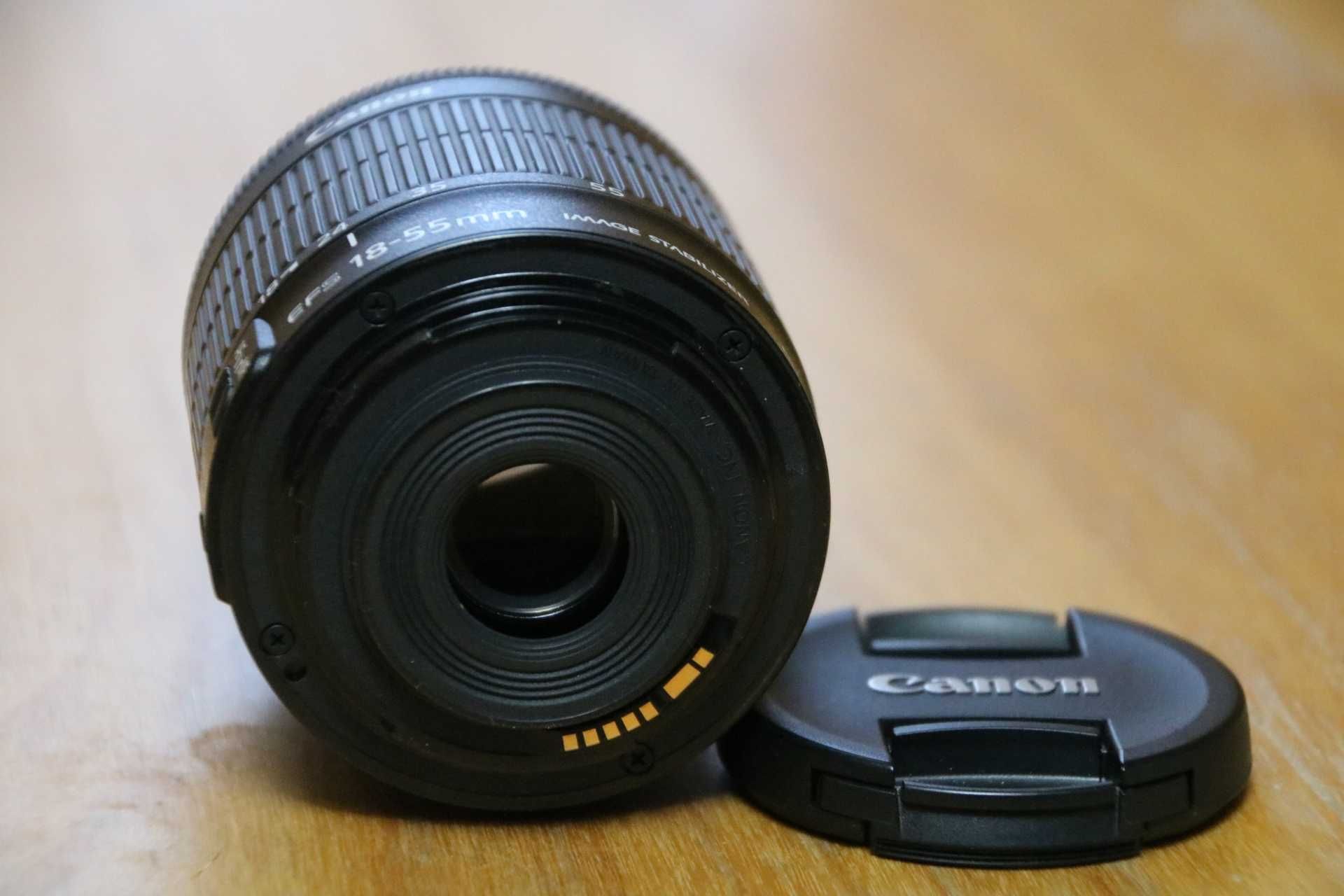 Canon 18-55 stm plus nowa osłona, mało używany B.DB stan - wysyłka.