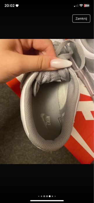 Nike dunk low smoke grey 38