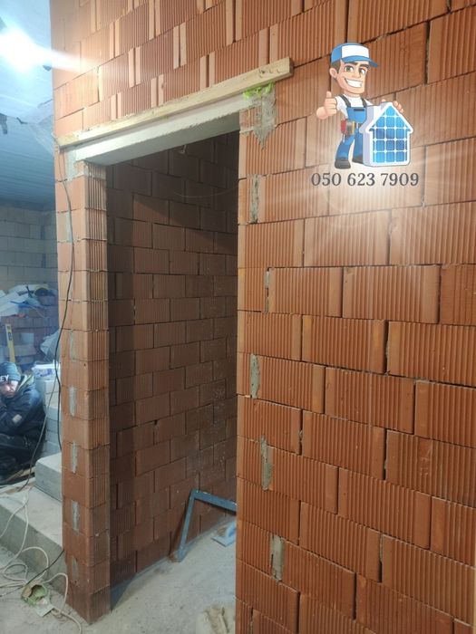 Кладка цегли газоблоку
