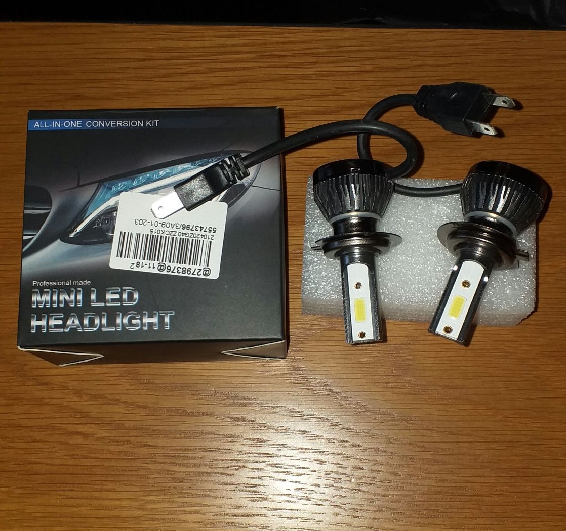 Lâmpadas novas H7 led e Xenon d2s