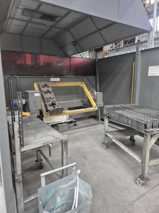 Zrobotyzowana cela do spawania typu H robot spawalniczy fanuc Binzel