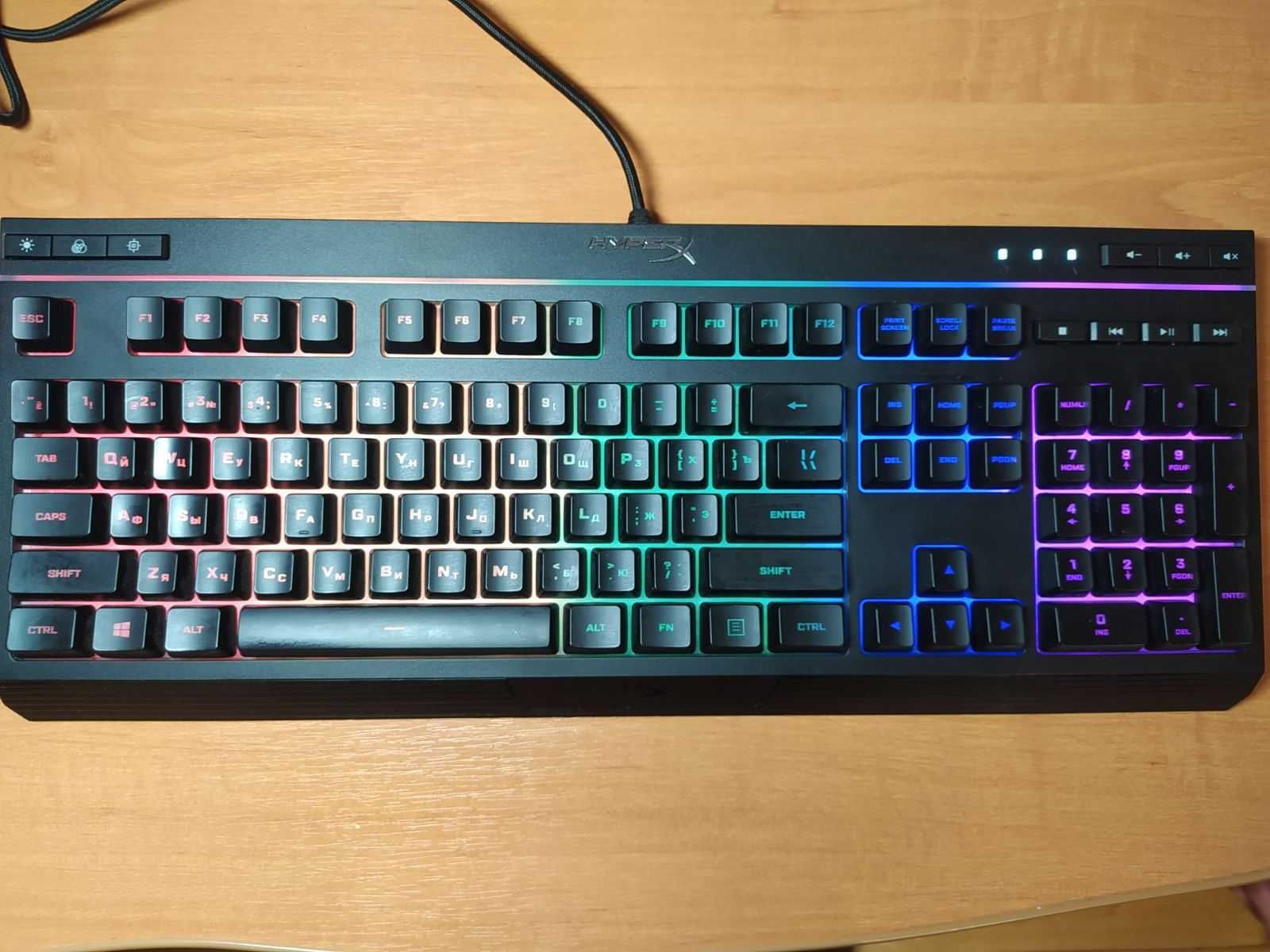 Клавіатура HYPERX Alloy Core RGB Gaming Keyboard USB Black