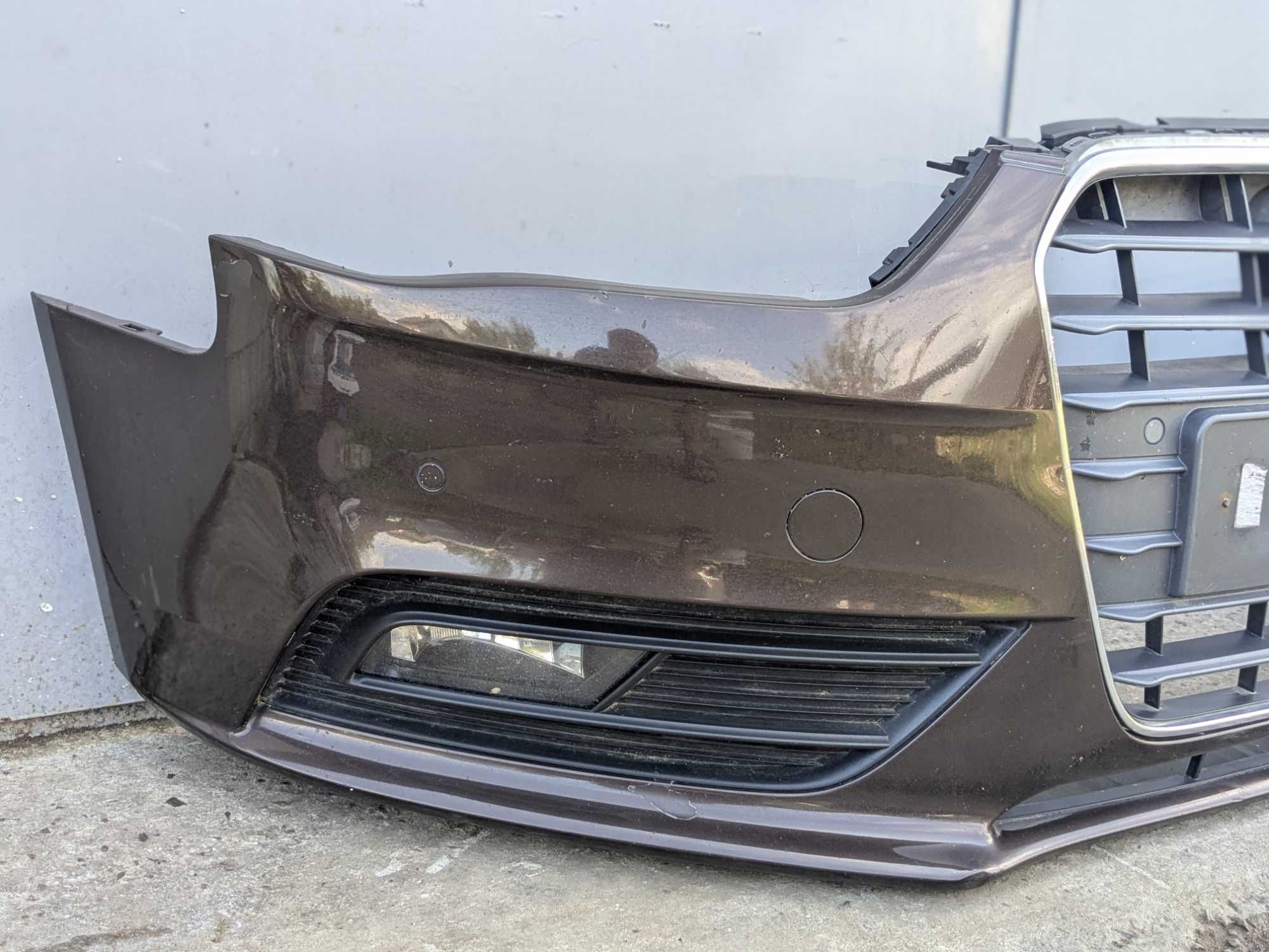 Бампер Передній Audi A4 B8 12-16р. В зборі Передний Ауді А4 Б8 Рестайл