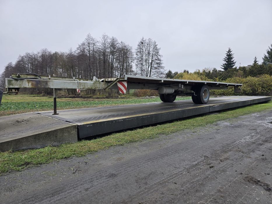 Dłużyca przyczepa do bel platforma do siana, słomy