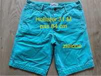 Hollister 31 M męskie szorty zielone chinosy pas 84cm Vintage
