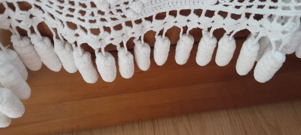 Colcha de renda casal