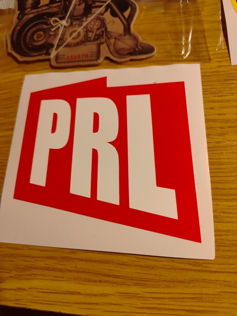 Prl naklejka/ zapach samochodowy