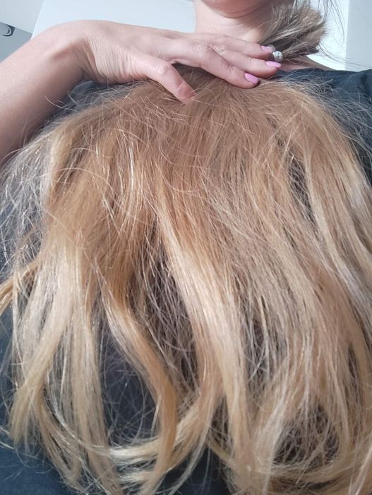 Włosy naturalne dziewicze podatne blond