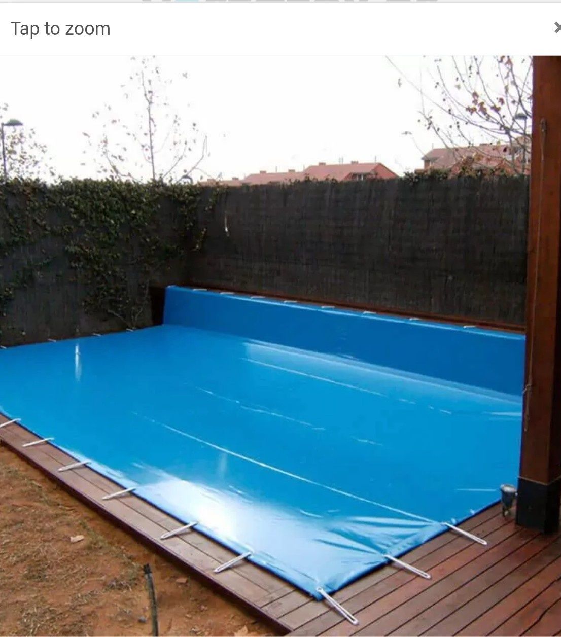 Cobertura de piscina inverno