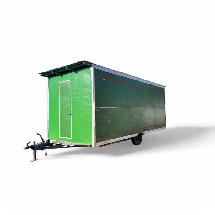 PRZYCZEPA SOCJALNA!  Idealna na budowę Magazyn Szatnia! Transport