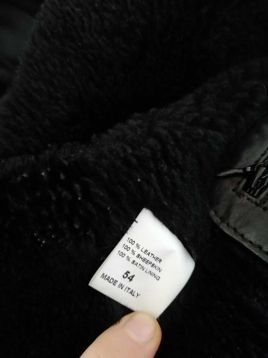 Куртка шкіряна зимова чоловіча Італія