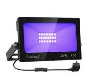 Onforu 20W LED Czarny reflektor przeciwpowodziowy FG99 do wtyczki UE