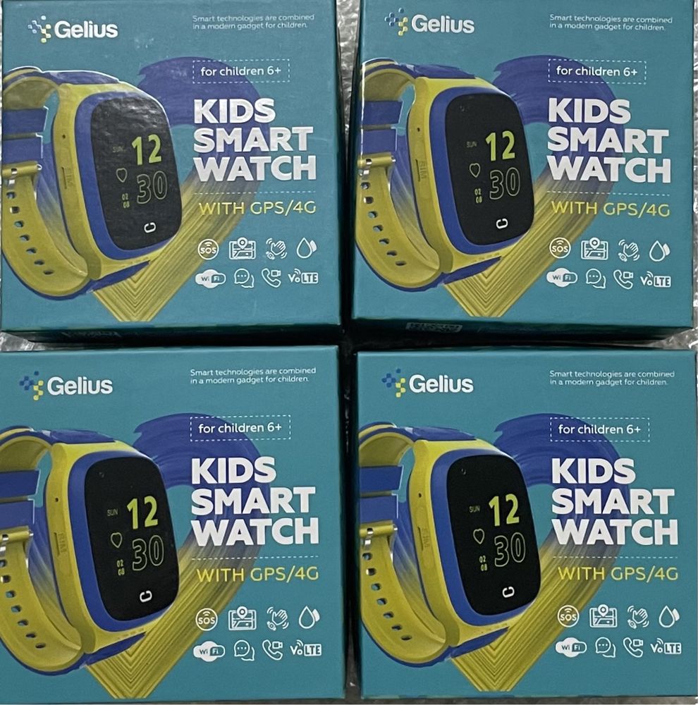 Дитячий смарт-годинник Gelius GP-PK006 жовто-блакитний