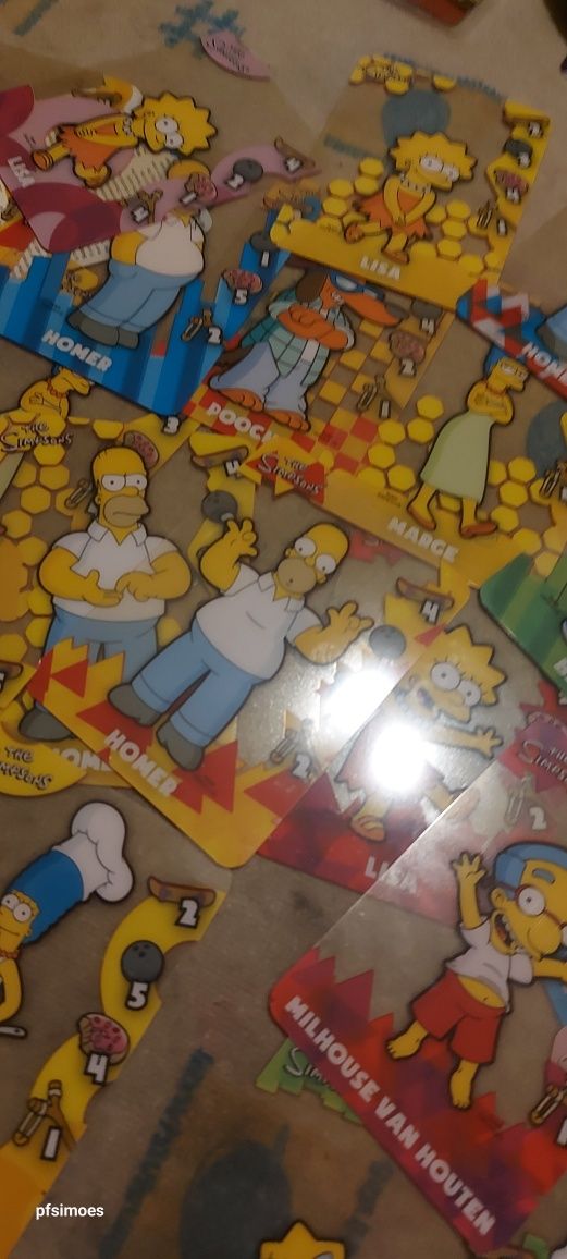 Cromos The Simpsons e Cartoon Network