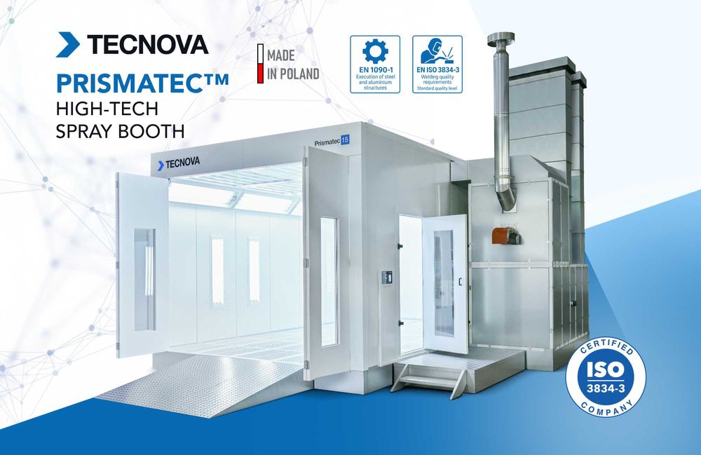 TEC NOVA PRISMATEC 15 – kabina lakiernicza z inteligentnym sterowaniem