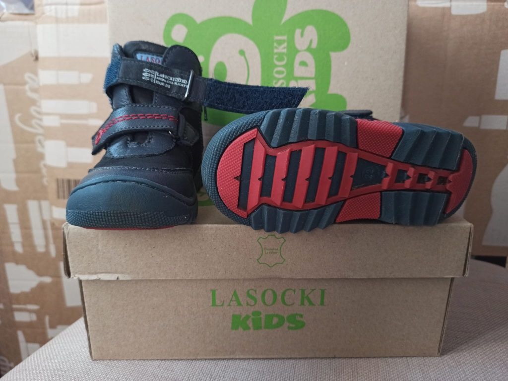 Lasocki Kids buty zimowe rozmiar 22 dwie pary kozaki