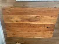 Mesa de centro para sala de estar/jantar em madeira maciça