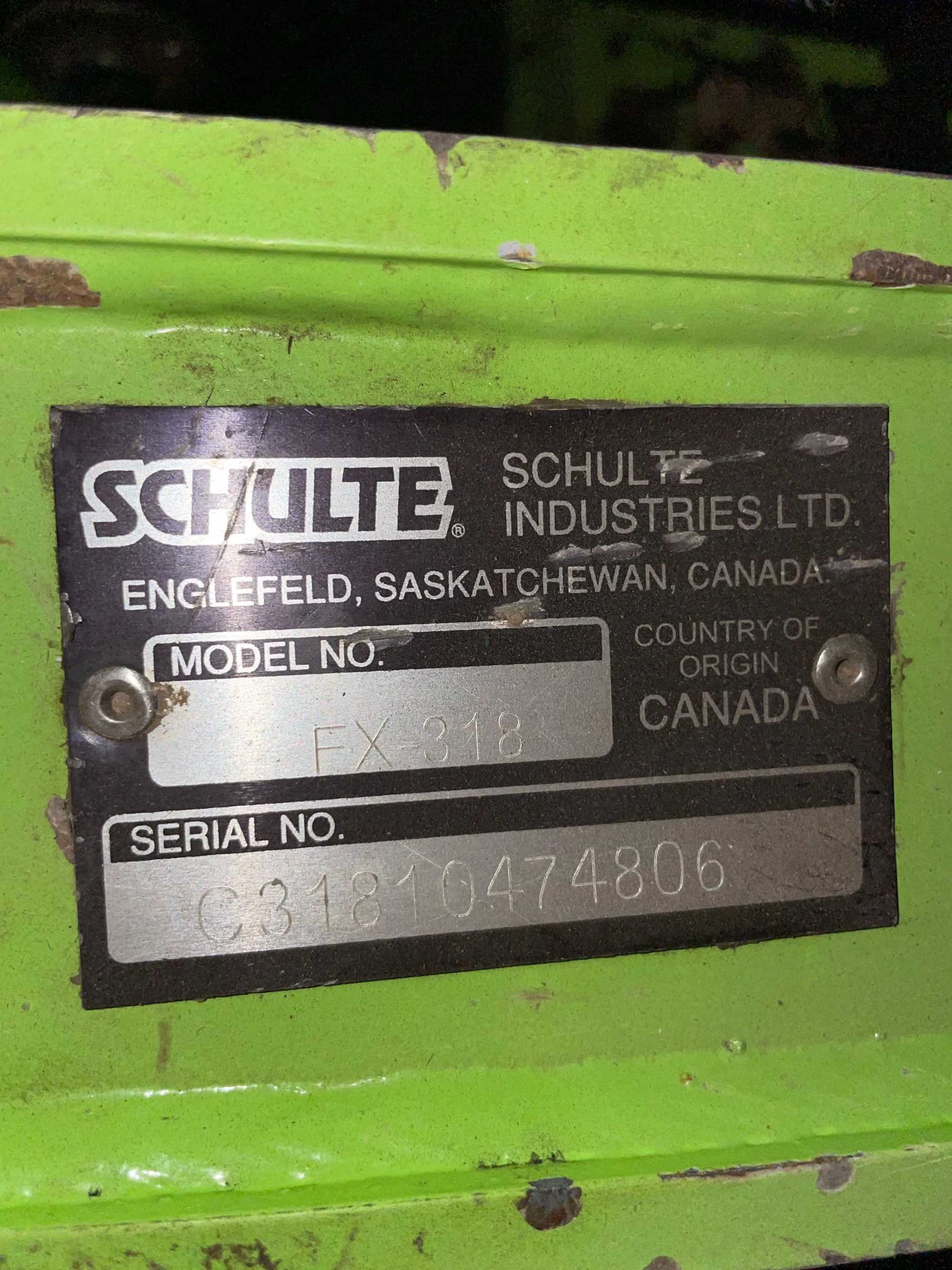 Подрібнювач рослинних рештків SCHULTE FX 318