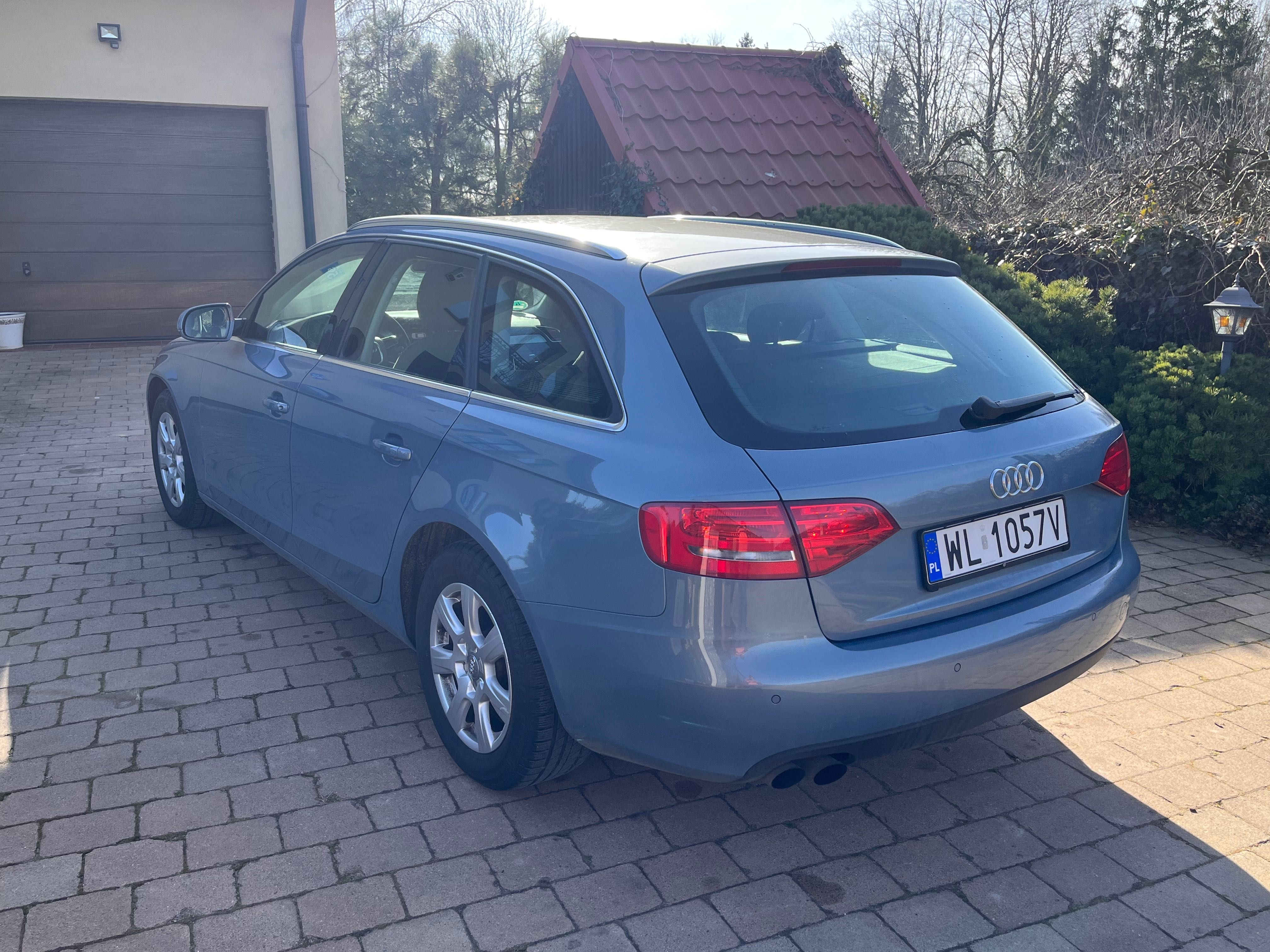 Audi A4 1.8 2010 · 214KM, 130 000 km · Benzyna+LPG, hak, faktura