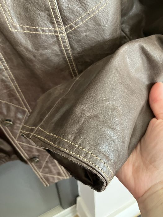 Kurtka skórzana, skóra naturalna