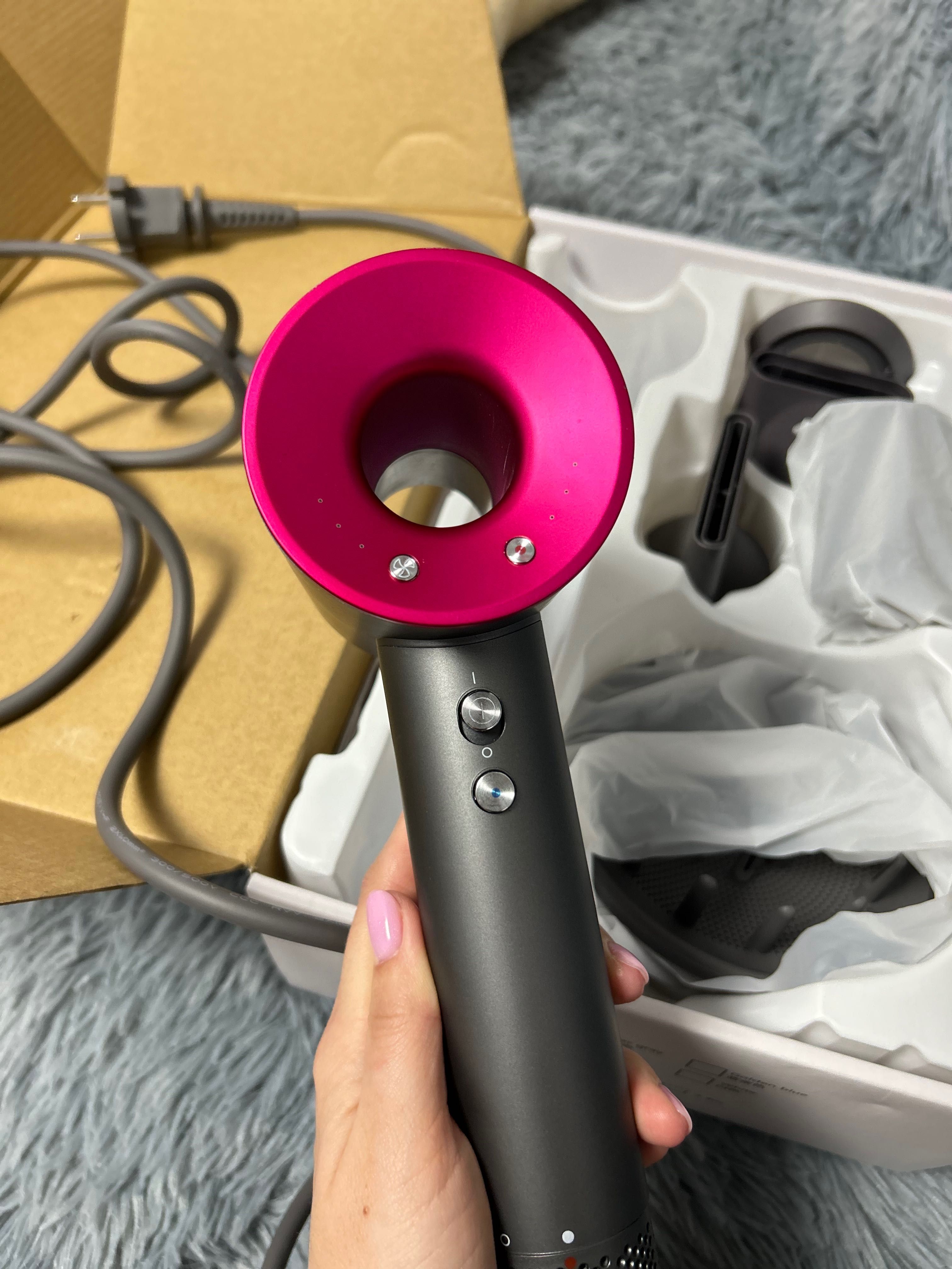 Фен для волосся Super hair dryer з 5 магнітними насадками.