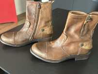 Yellow CAB NOWE buty skórzane