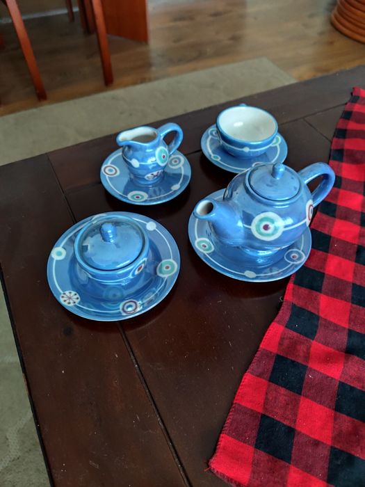 Enfeite de mesa de porcelana