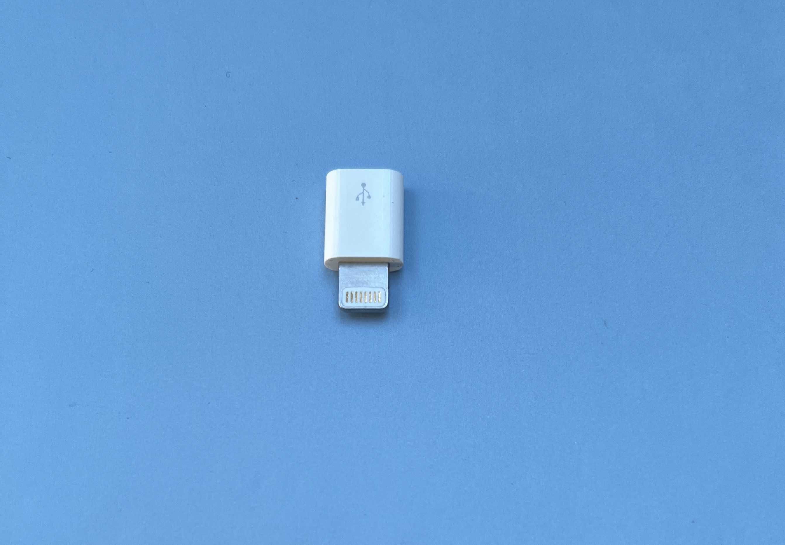 ORYGINAŁ Przejściówka adapter Apple Lightning do Micro USB