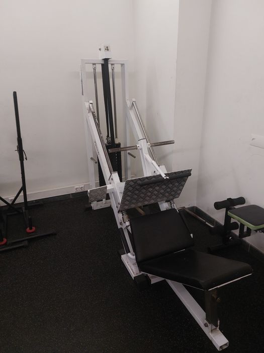 Prensa de pernas, inclinada a 45º