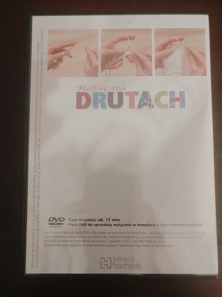 Płyta z poradnikiem Robię na drutach
