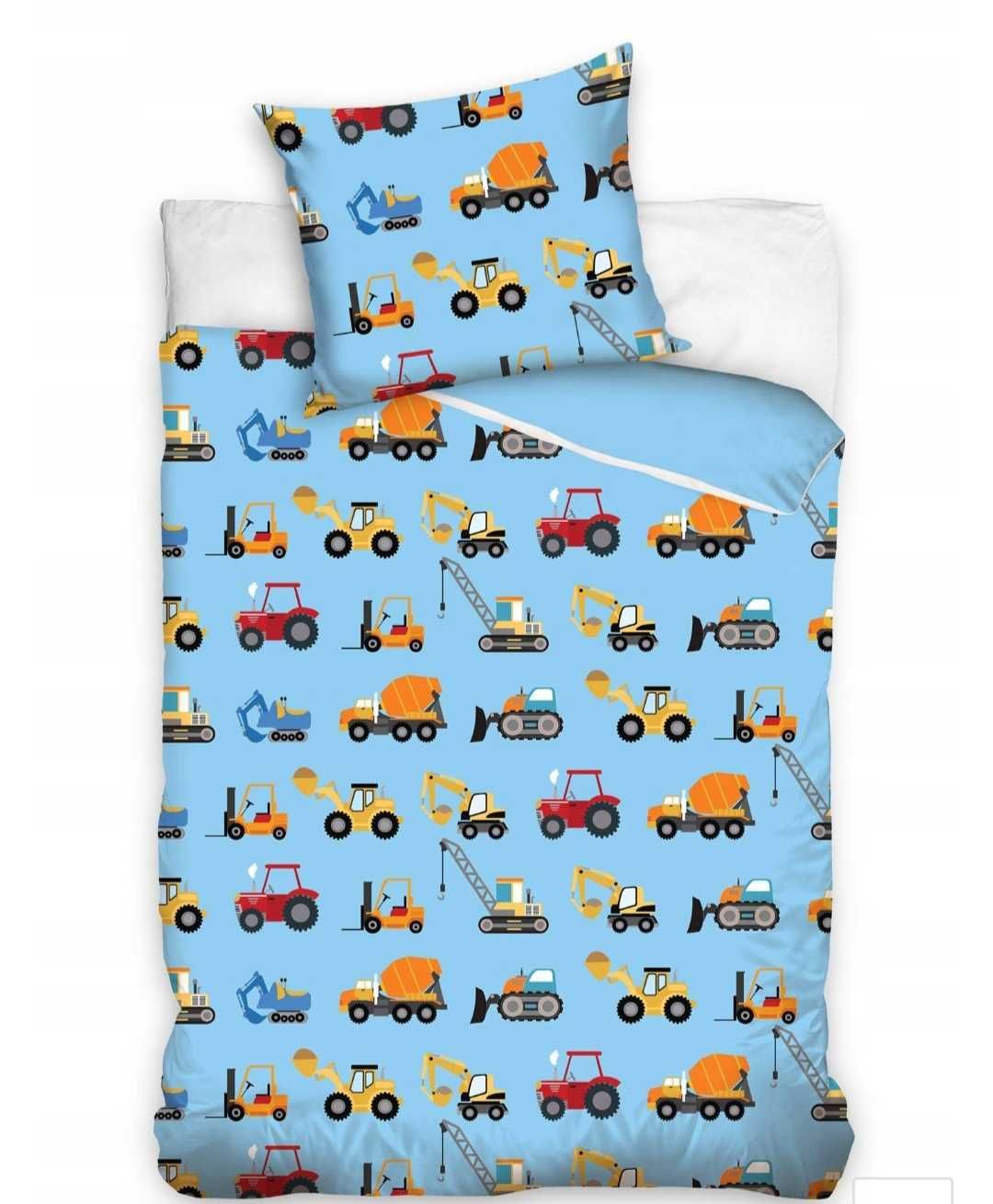 POŚCIEL POŚCIELI 160x200 MaszynyAUTO Traktor Koparka