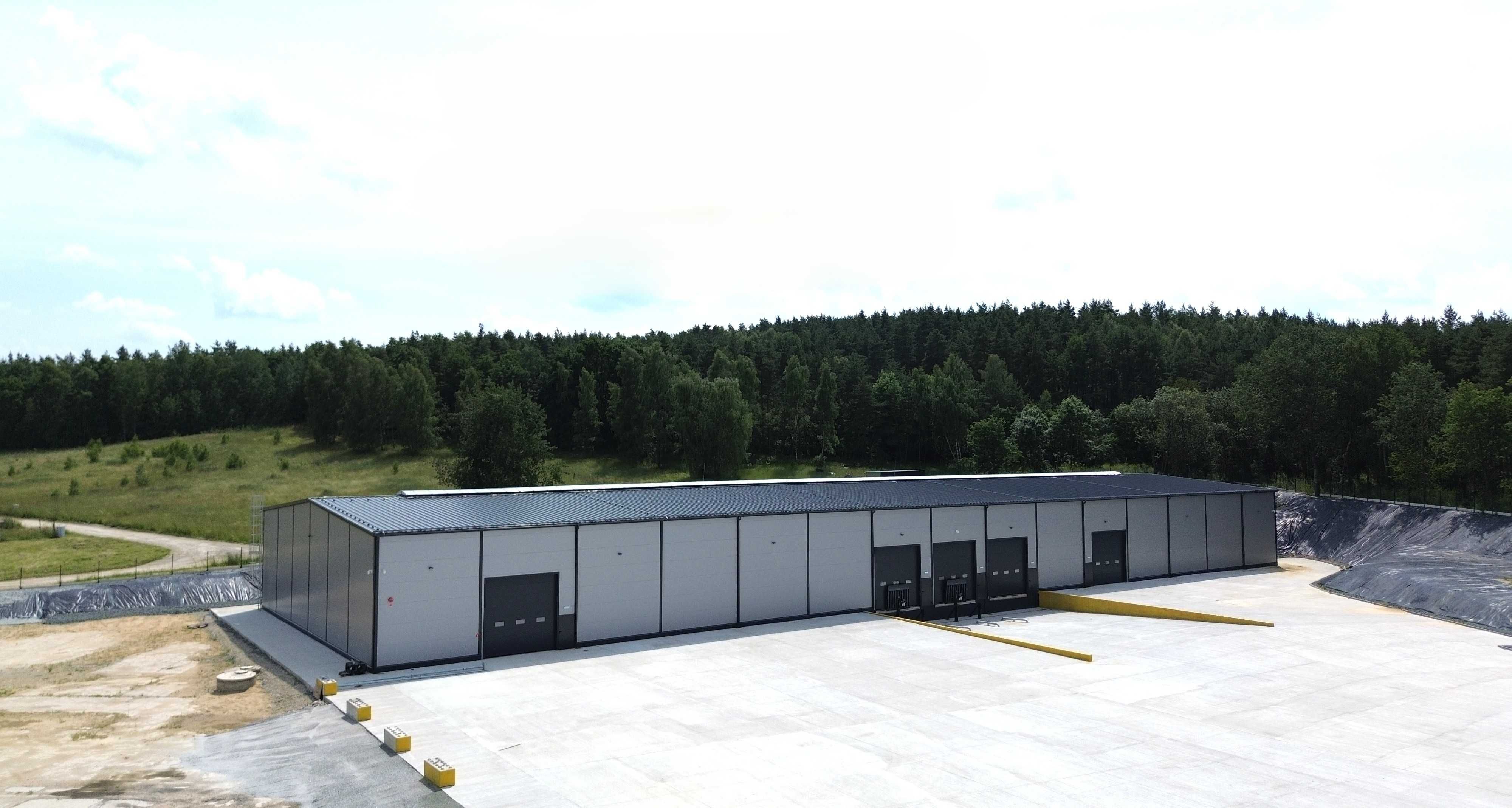 Nowa Hala magazynowa z rampą rozładunkową 2700m2.