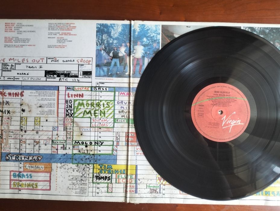 Disco de vinil LP Mike Oldfield - Five Miles Out
