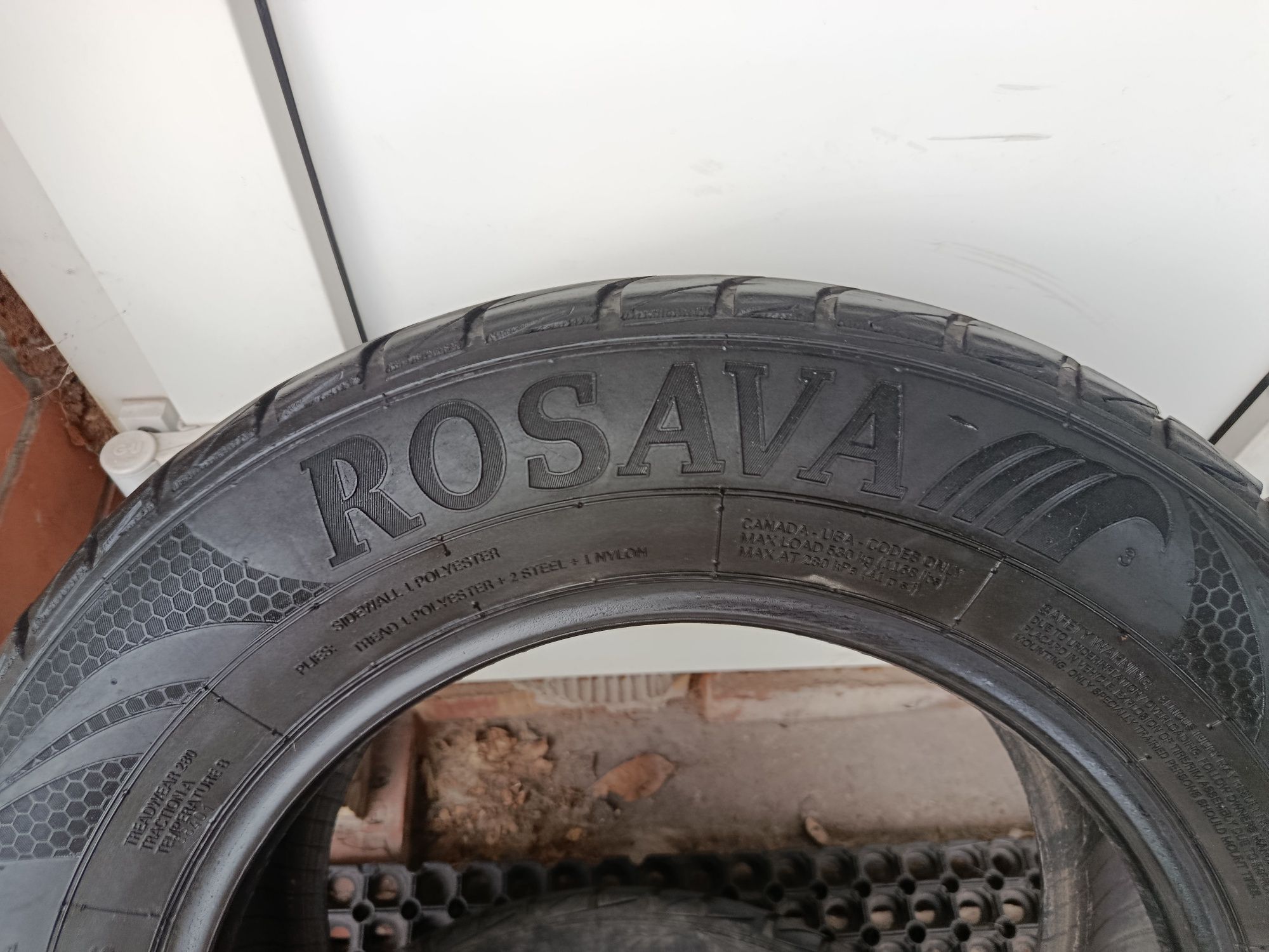 Шины 2шт R14 185/65 Rosava Itegro протектор хороший, 5+мм