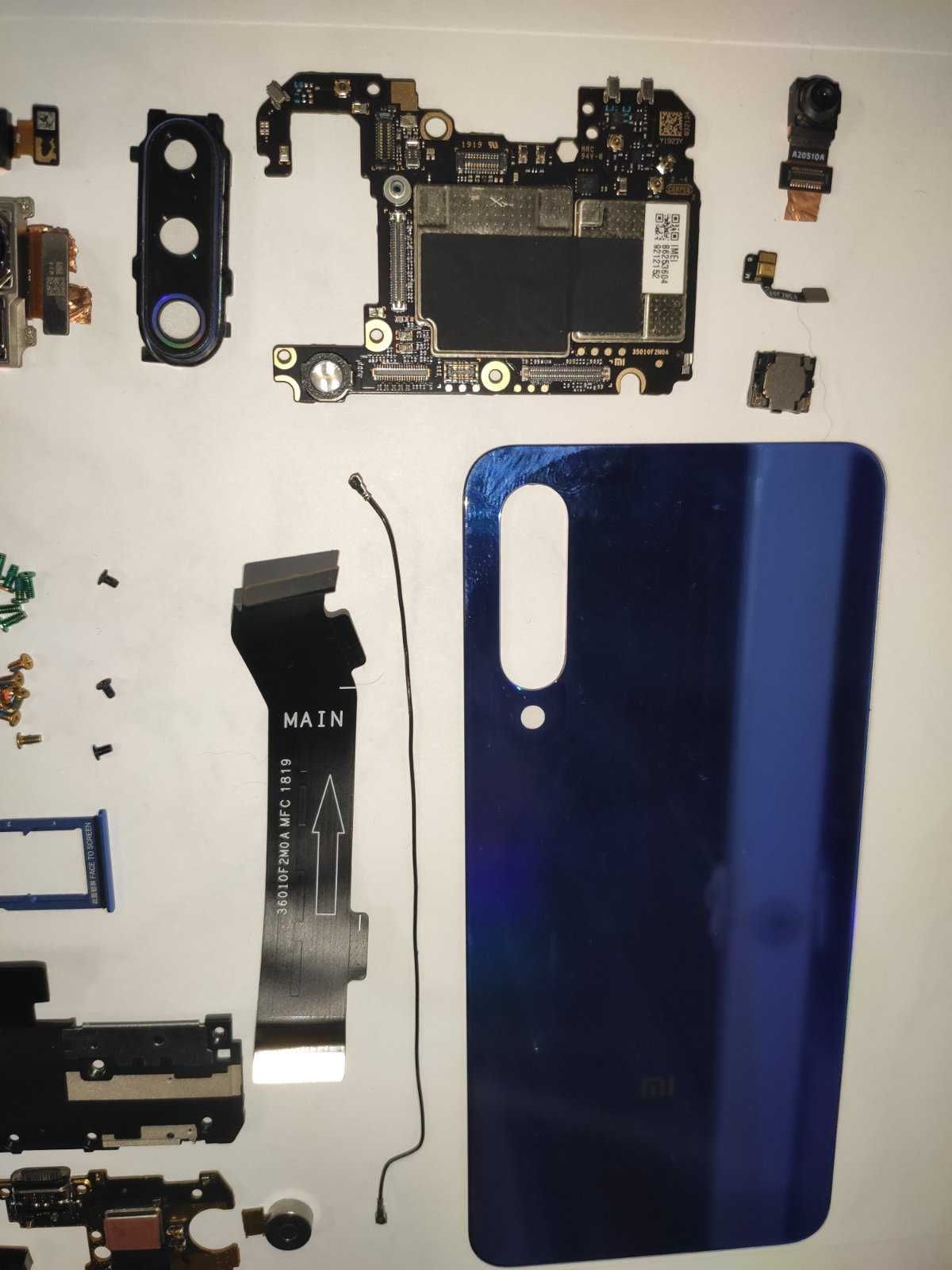 Xiaomi MI 9 SE плата рамка шлейф камера кришка сканер динамік накладка