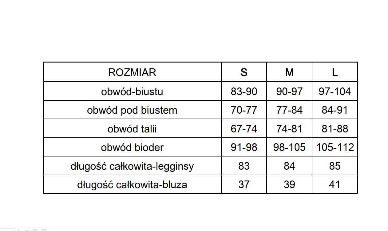 zestaw fitness, joga, strój sportowy, na siłownie-NOWY-S,M,L