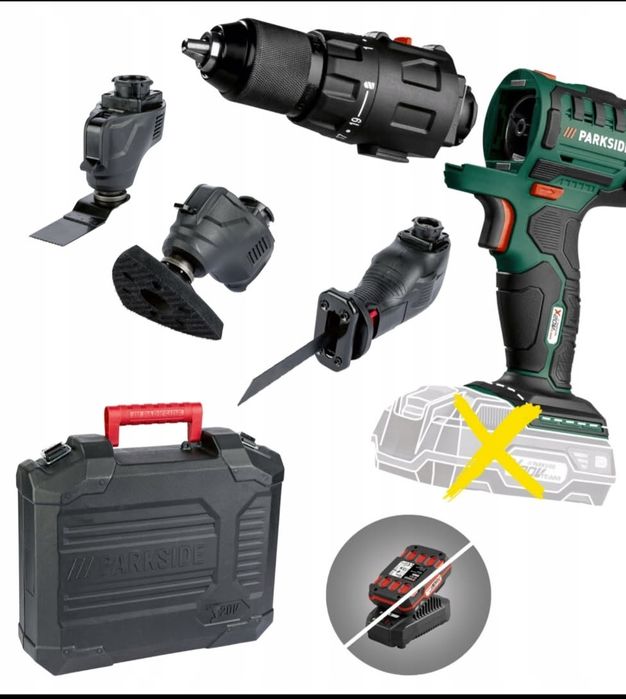 Parkside Akumulatorowe urządzenie wielofunkcyjne! Cały zestaw NOWE