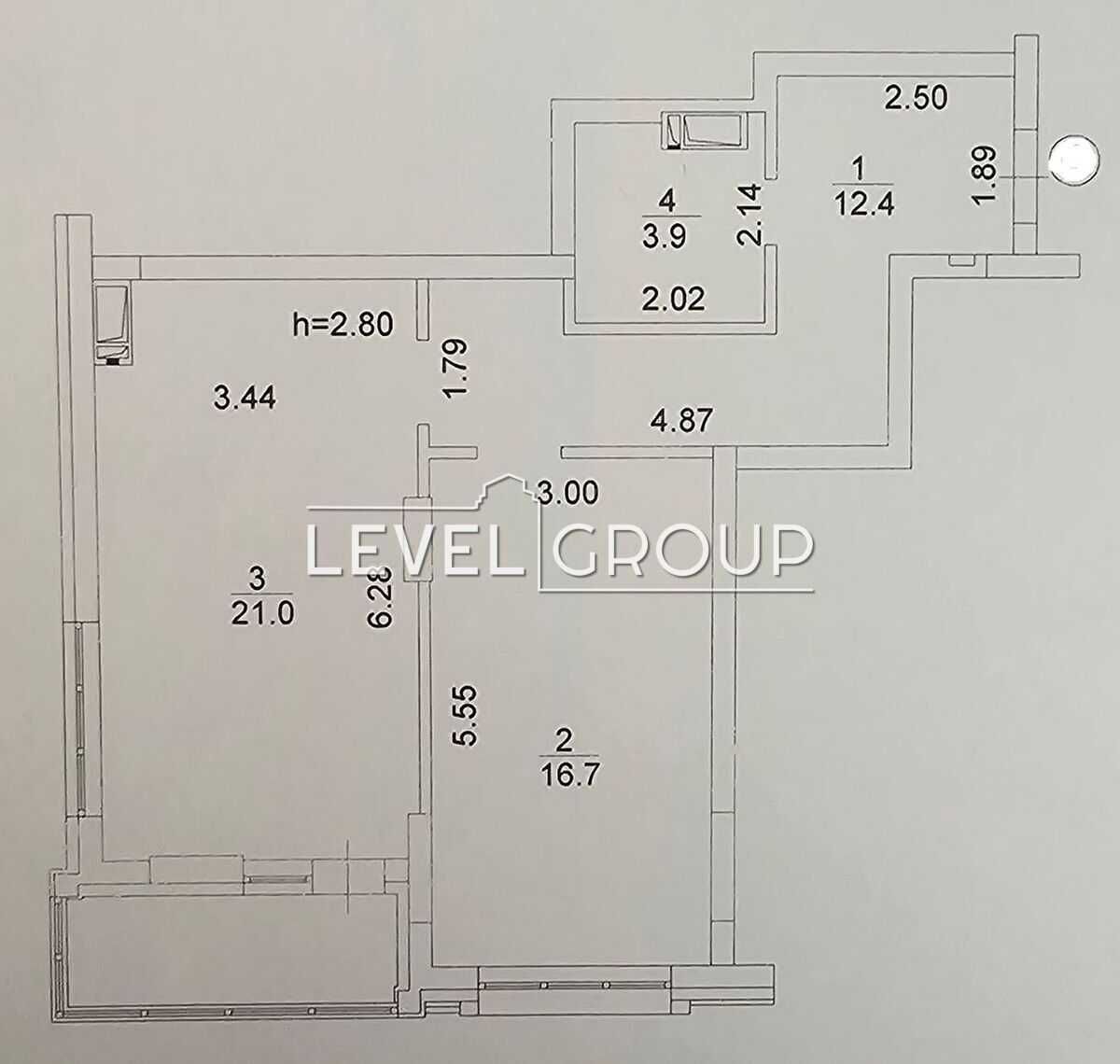 Продаеться 2 к.квартира 59 метр.  ЖК«Паркове місто».