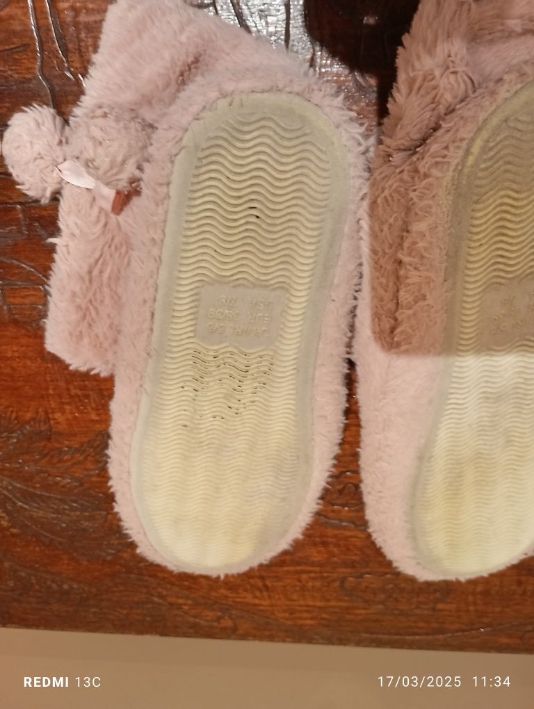 Pantufas cor de rosa