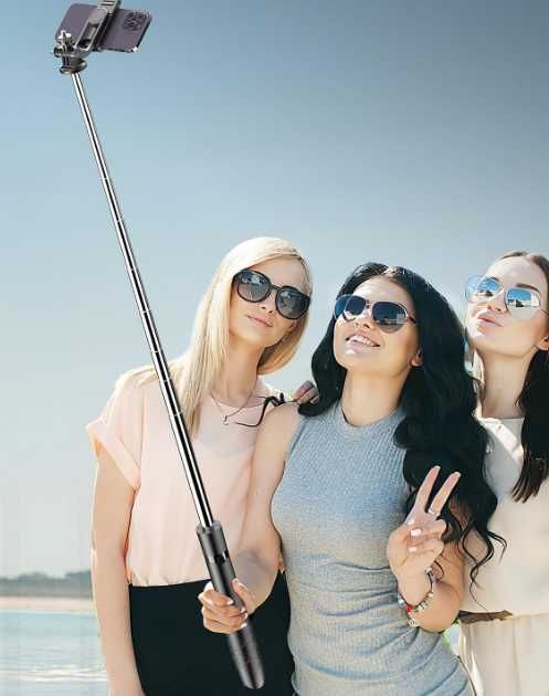 Statyw na telefon  180 cm i kij do selfie + Pilot SELFIESHOW Q16SS