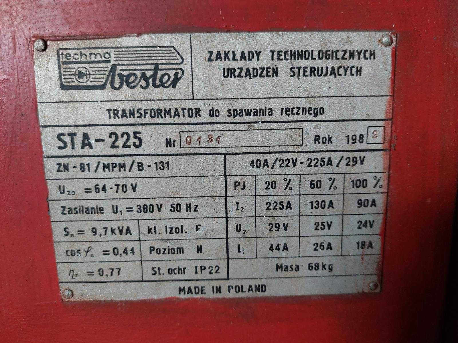 Spawarka transformatorowa STA-225