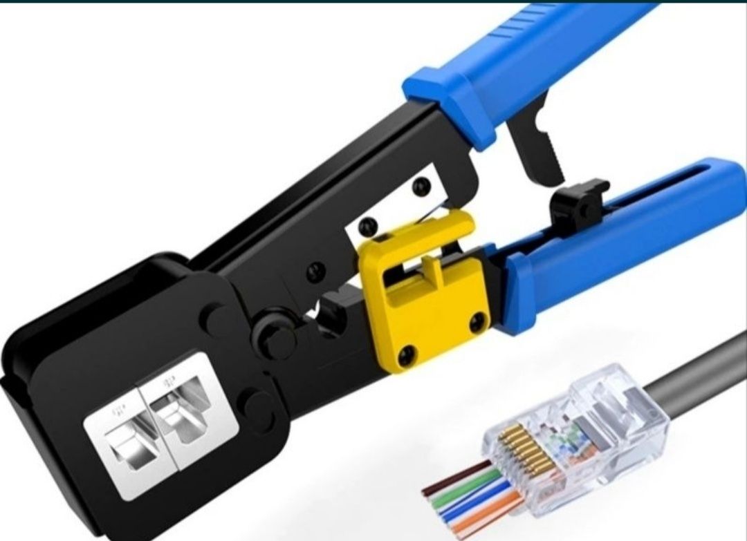 Обжимник обжимной инструмент клещи для обжима витой пары rj45 rj11