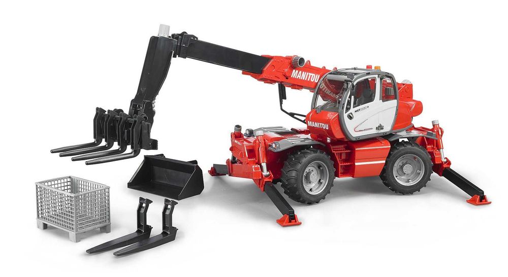 Bruder 02129 Ładowarka teleskopowa Manitou MRT 2150 z akcesoriami